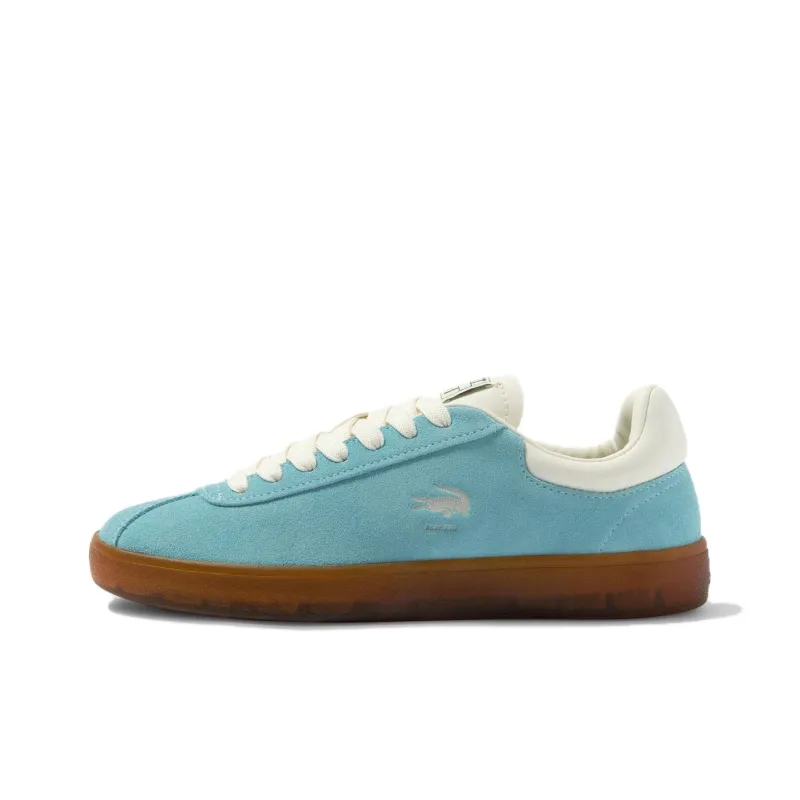 LACOSTE Low Top Skateboard Shoes Women's Blue-0