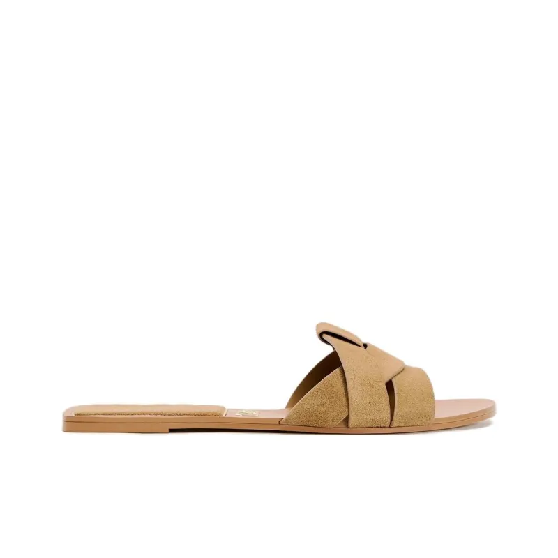 ZARA Abrasion Resistant Slide Slippers Women's Brown-1