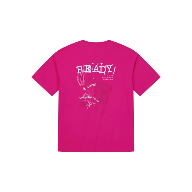 361° x SPONGEBOB SQUAREPANTS, T Shirt Unisex Red Peony-1