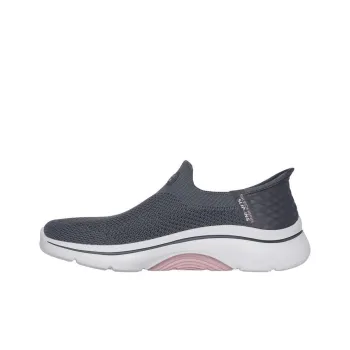 Skechers Go Walk Arch Fit Low-Top Casual Shoes Women's Gray Pink