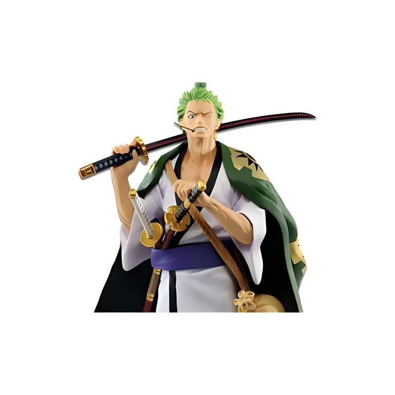 BANPRESTO Roronoa Zoro Glass Factory One Piece The Ultimate Swordsman Scale Figures Medium Size-1