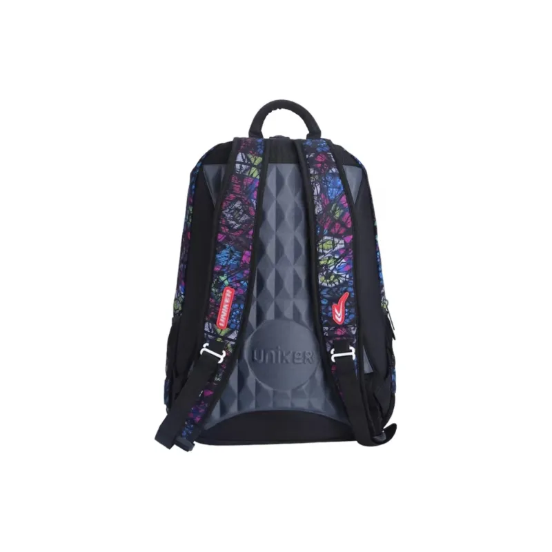 Uniker Polyester Backpack Medium Size Unisex Multicolor-27