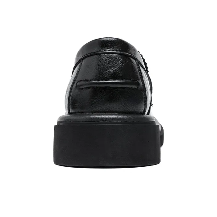 Chi Wolf Gommino Loafers Men Brown/Black-3