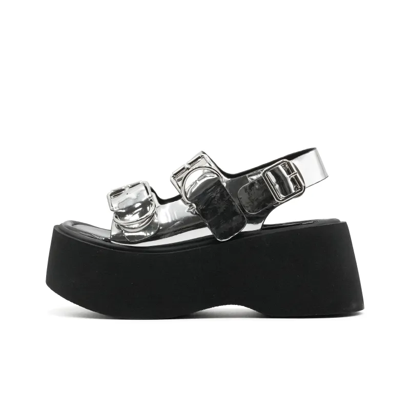 Little Sue Strap Sandals Women's Silver-0