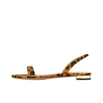 AQUAZZURA So Nude Strap Sandals Women's Yellow Black