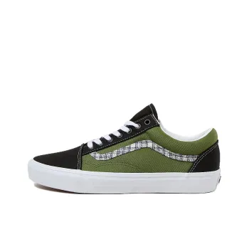 Vans Old Skool Non-slip Lightweight Low-Top Skateboard Shoes Unisex Green