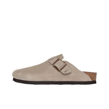 Skechers ARCH FIT GRANOLA Slip Resistant Wrap toe Slippers Women's Taupe