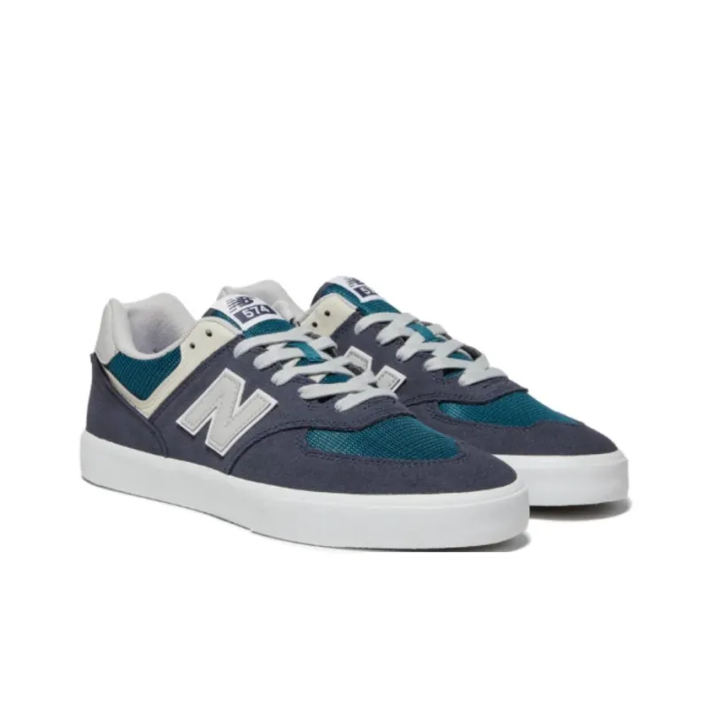 New Balance Numeric 574 Vulc Skateboarding Shoes 'Navy Grey'-1