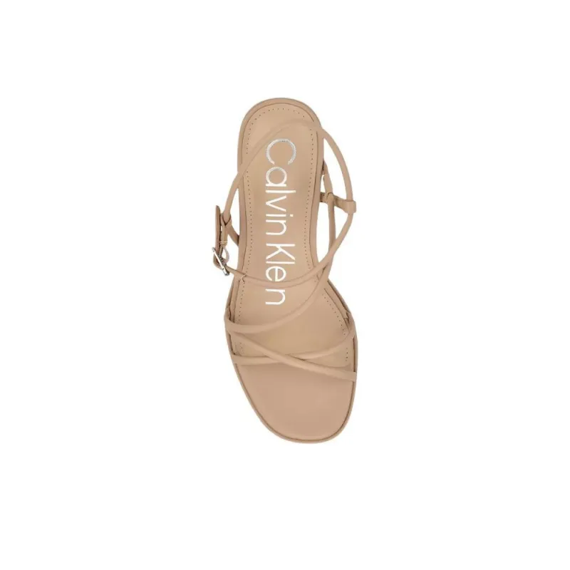 CALVIN KLEIN Liliana Strap Sandals Women's Beige-3