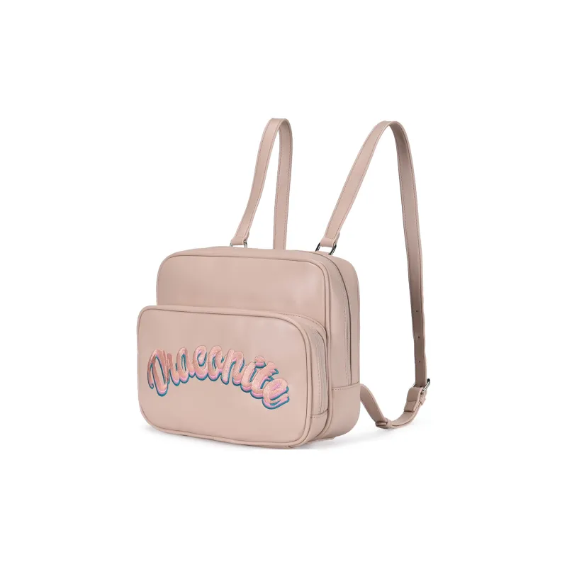 DRACONITE PU Backpack For Students And Kids Trumpets Women's Pink-0