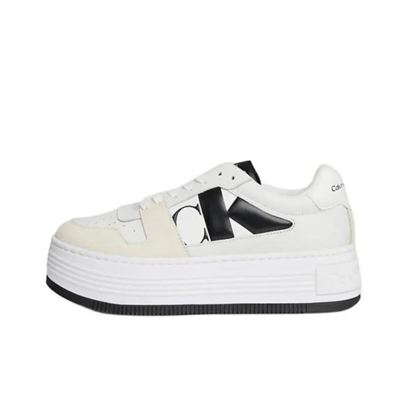 CKJ CALVIN KLEIN JEANS Low Top Casual Shoes Women's White-0
