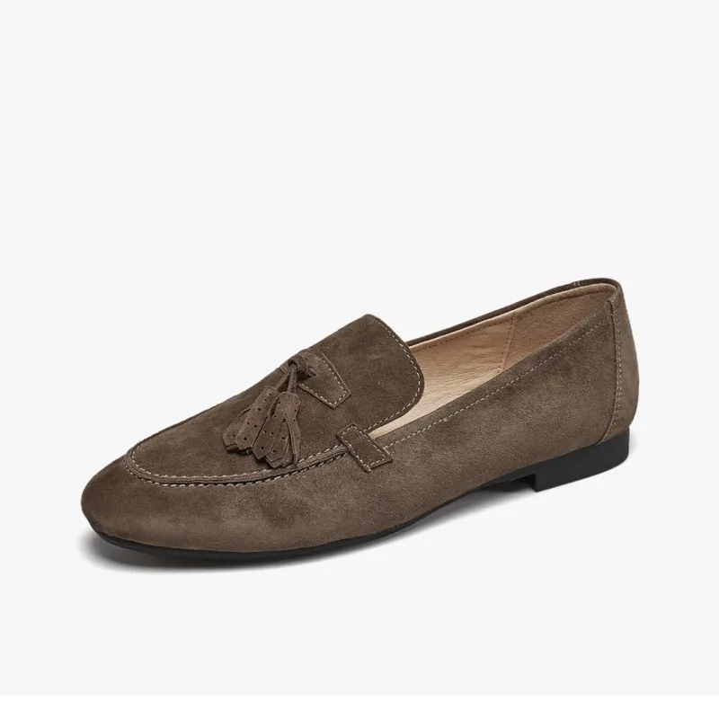 YEARCON Loafers Women's Cameo Brown/Green-8
