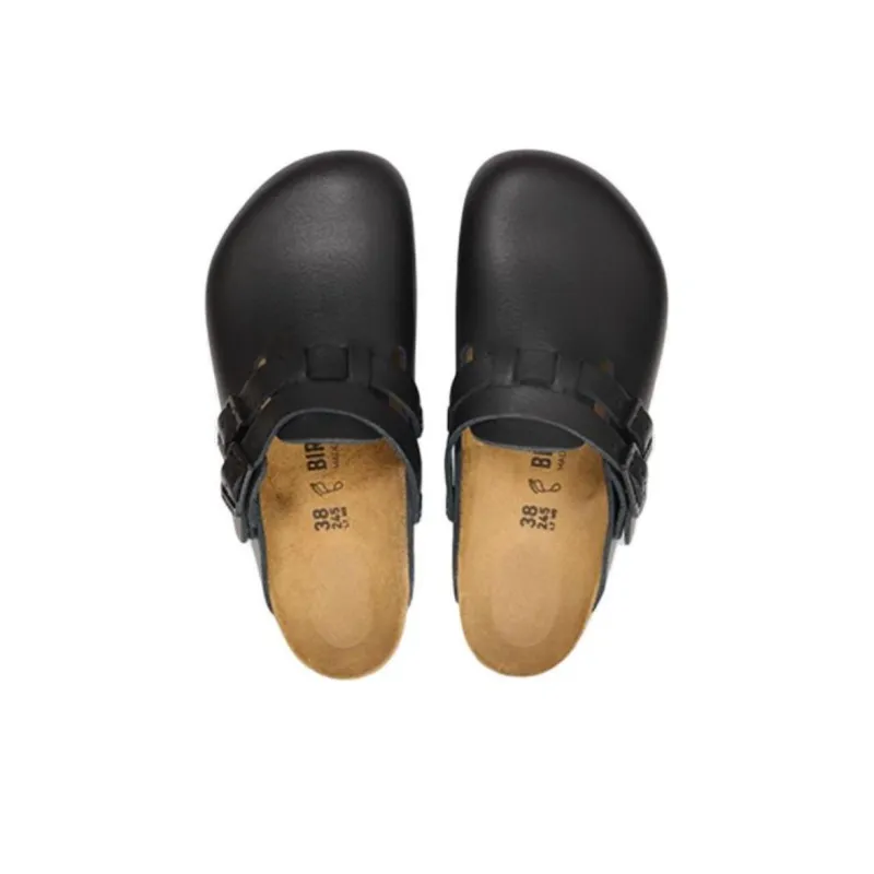 Birkenstock Kay Slip Resistant Wrap toe Slippers Women's Black Narrow Fit-4