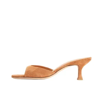 Staud Slide Slippers 5.5cm Women's Brown
