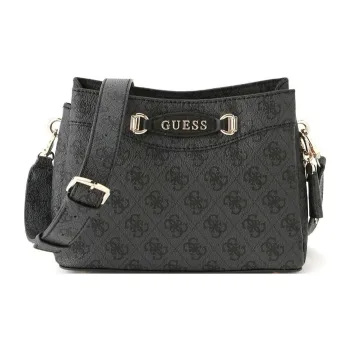 GUESS PU Shoulder Bag, Crossbody Bag Regular Women's Dark Gray