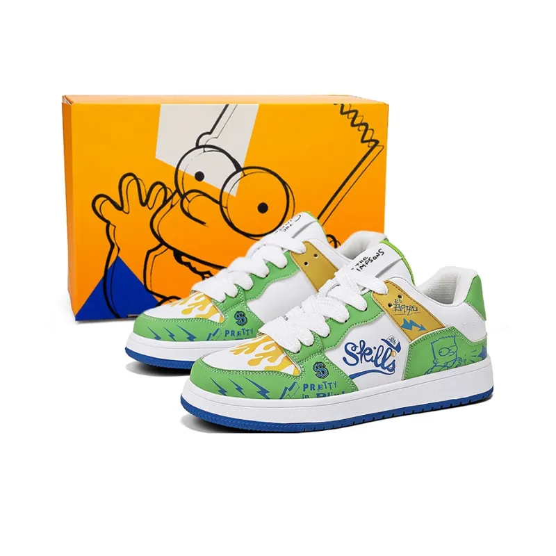 The Simpsons Low Top Skateboard Shoes Unisex-75