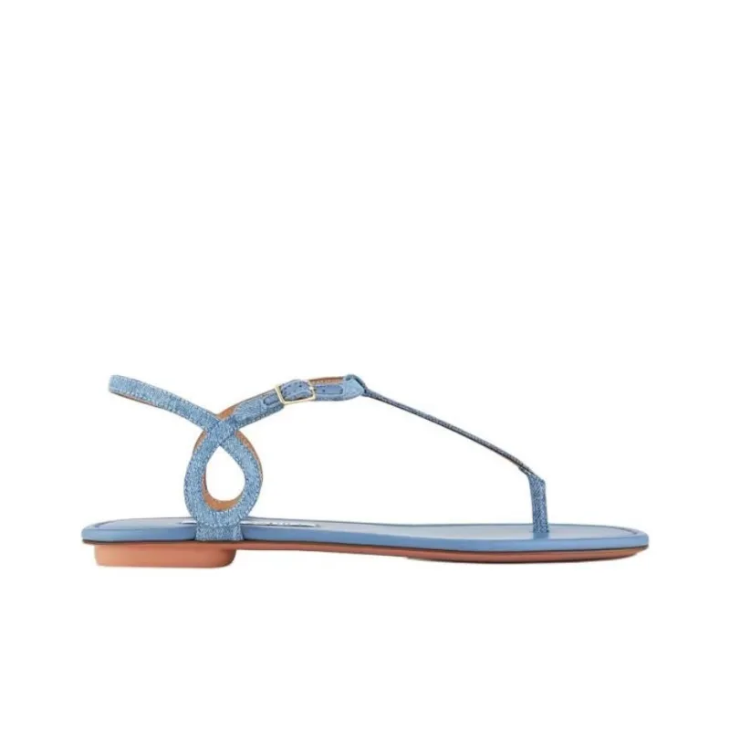 AQUAZZURA Almost Bare Strap Sandals Women's Blue-1