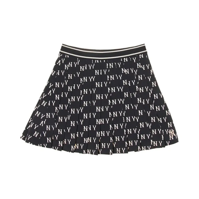 MLB New York Yankees SS24 Casual Short Skirts Women's Black-1