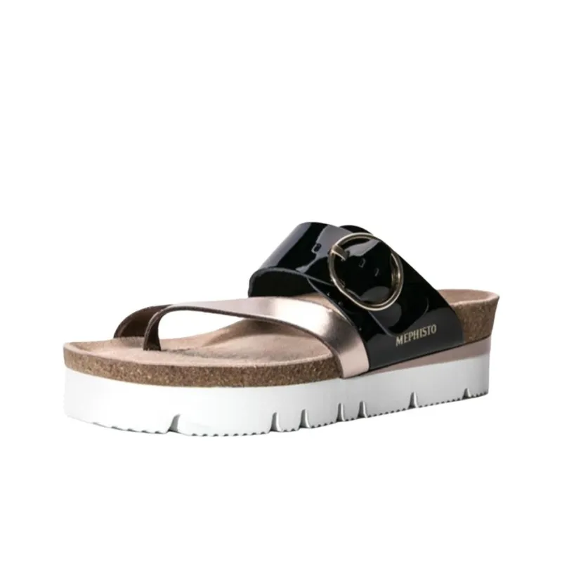 MEPHISTO Rubber Sole Slip-Resistant Flip Flops Women's-1