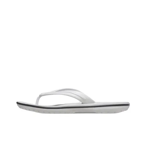 Crocs Odor-Resistant Abrasion-Resistant Flip Flops Unisex Elegant Gray