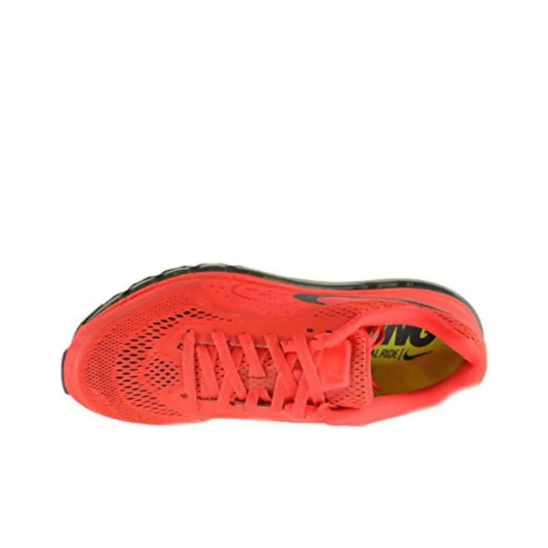 Nike Air Max 2014 Cushioned Slip-Resistant Breathable Low-Top Running Shoes Men's Red Black-3