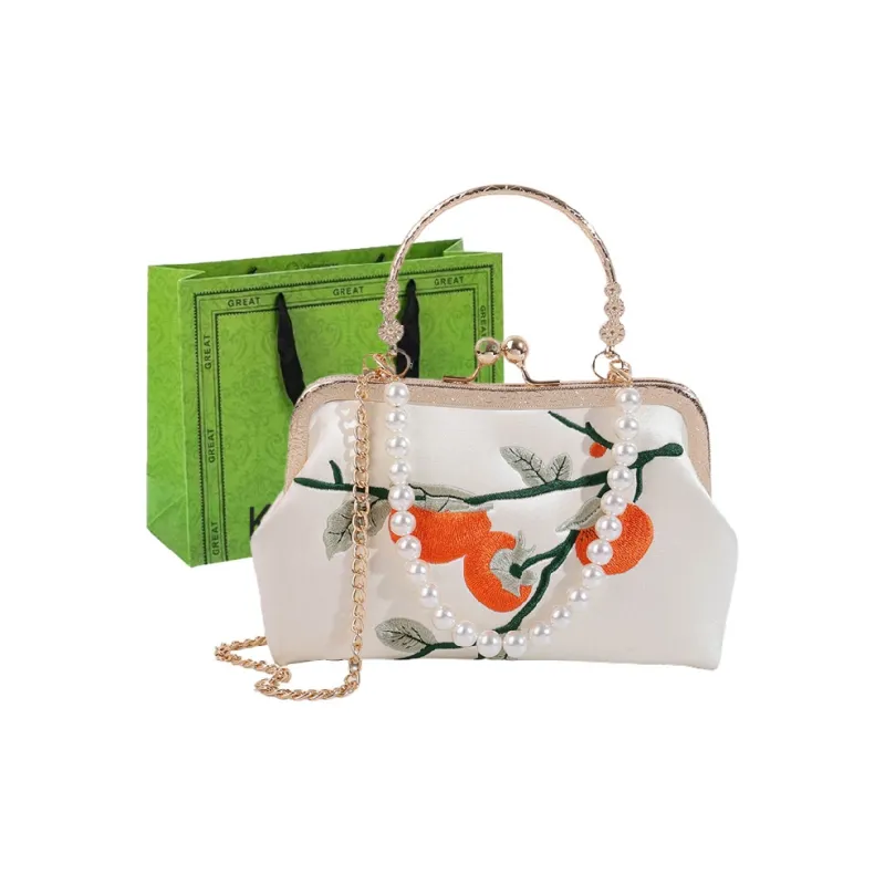 KARUISHA Silk Handbag Shoulder Bag Women's-3