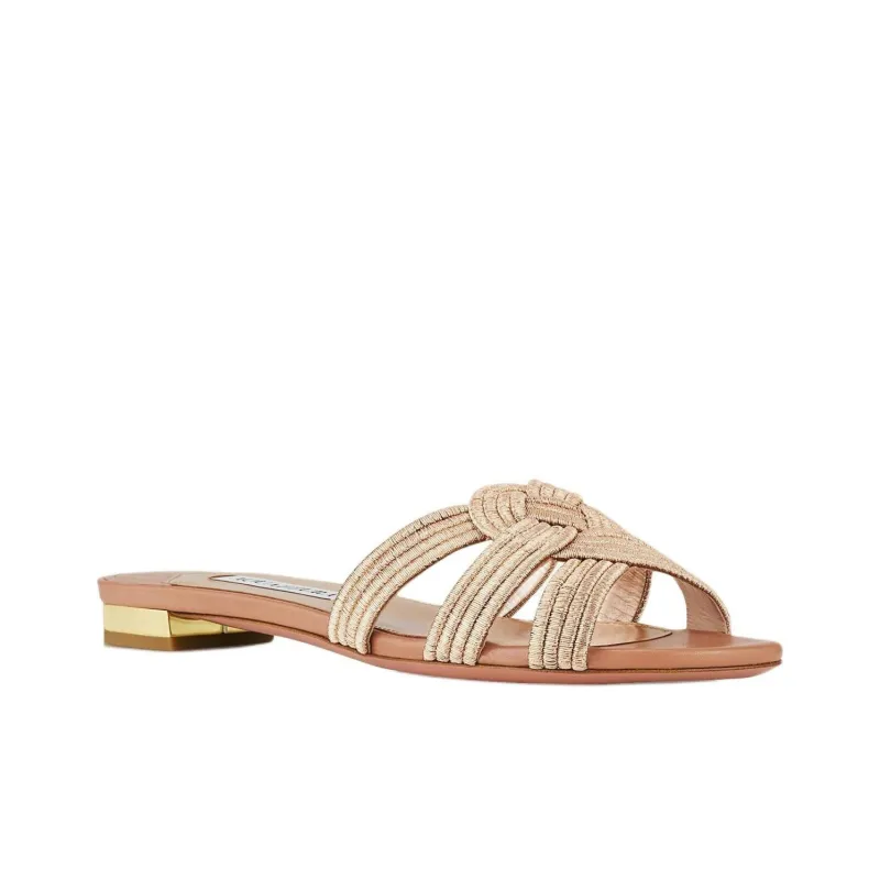 AQUAZZURA Slide Slippers Women's Pink-2