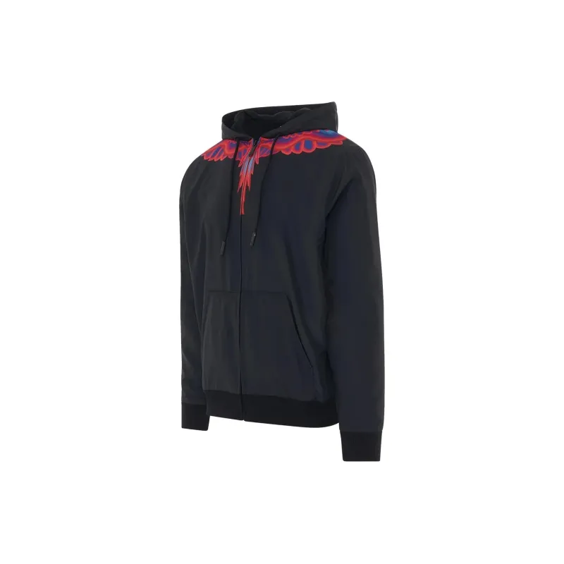 Marcelo Burlon Curved Wings Print Hoodie-2