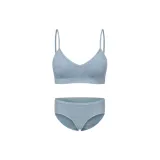 Sand Wash Light Blue Clothing Sets (Mid-Low Waist Underpants)