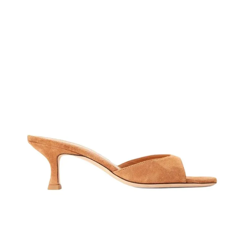 Staud Slide Slippers 5.5cm Women's Brown-1
