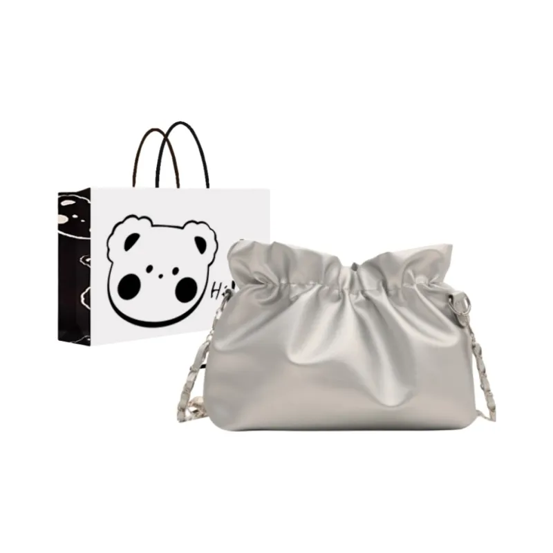 NX DOUGHNUT PU Shoulder Bag Crossbody Bag Regular Women's White Silver Black Coffee-17
