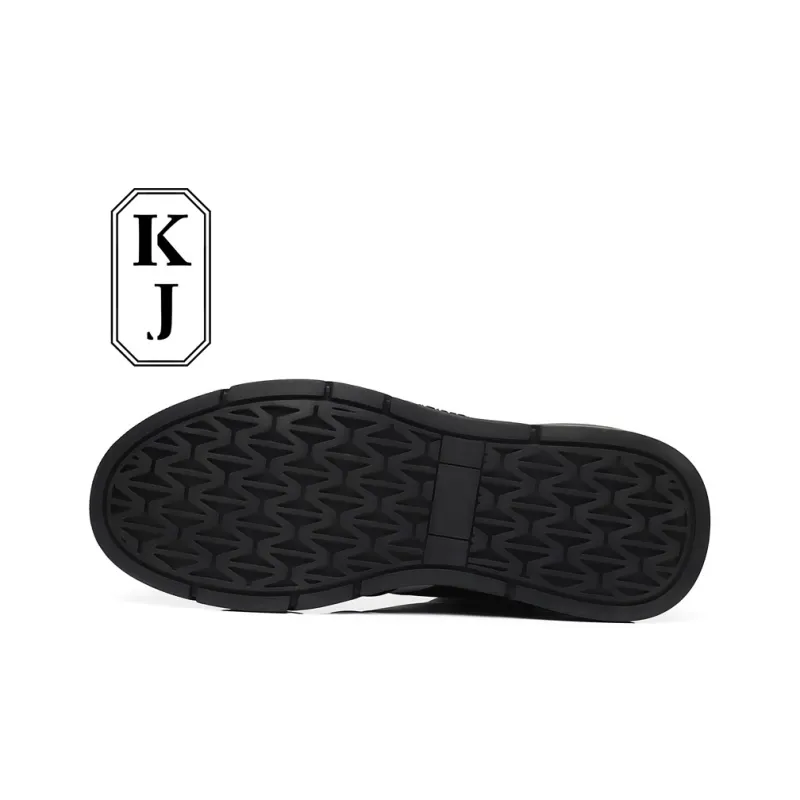 KJ Dress Shoes Men Low Top White-12