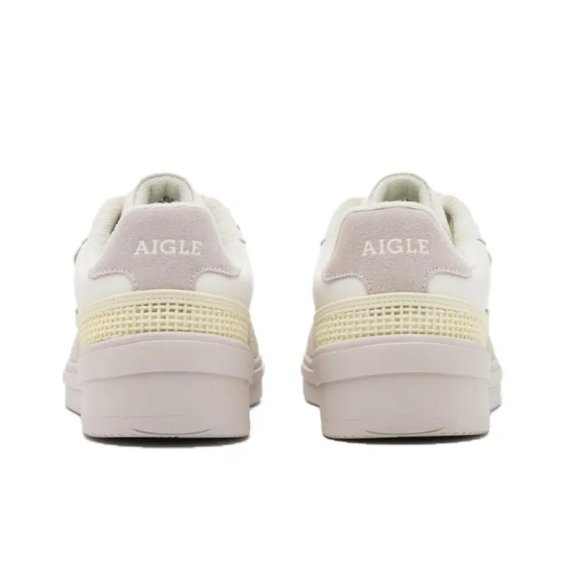 AIGLE Signature M Ltr Cushioning Anti-Slip And Wear-Resistant Low-Top Casual Shoes Men's White-3