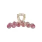 Blended Purple Round Bead Small Claw Clip