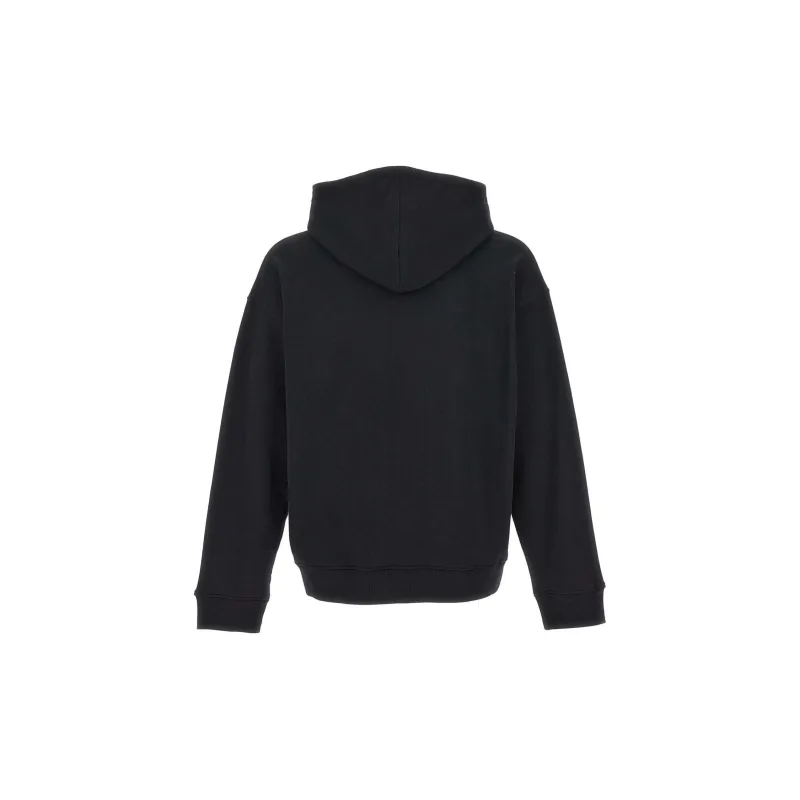 MOSCHINO Drawstring Teddy Bear Printed Hoodie-1