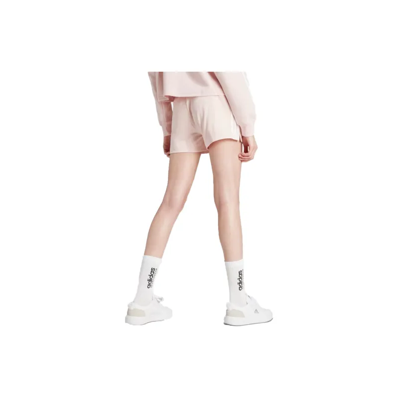 Adidas ESSENTIALS SLIM 3-STRIPES SHORTS Casual Shorts Women's Sand Pink-2