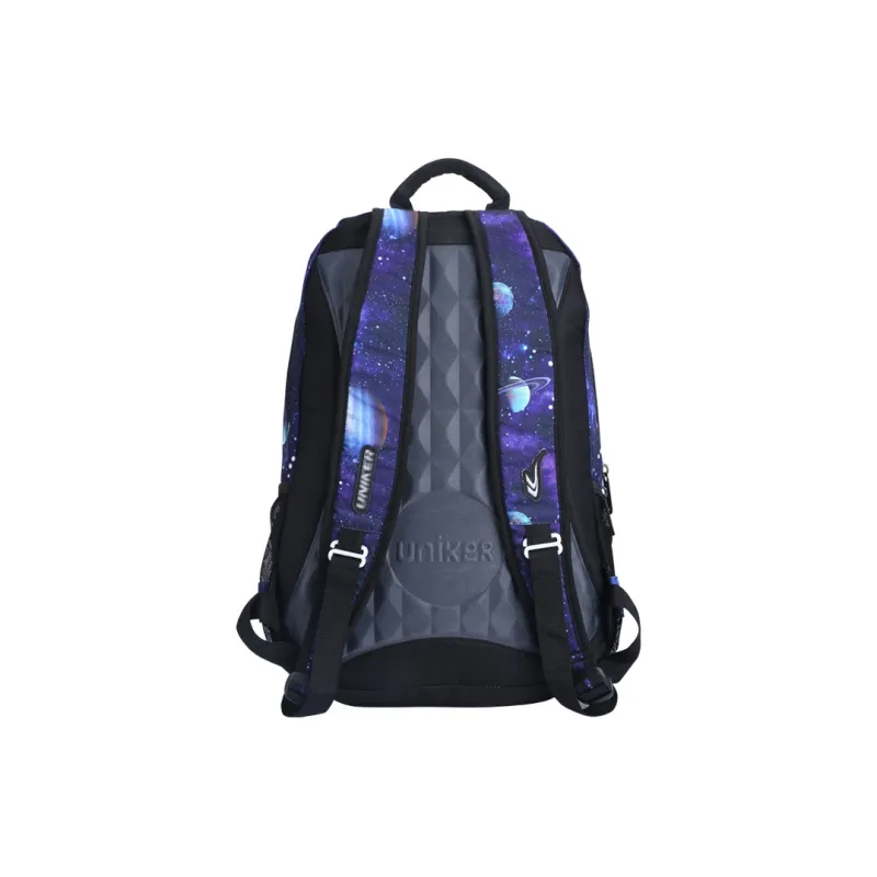 Uniker Polyester Backpack Medium Size Unisex Multicolor-44