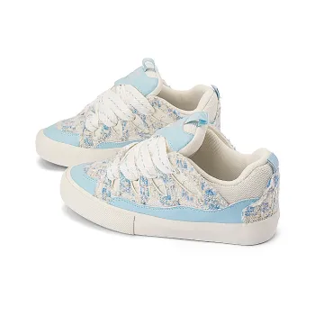 MINISO Low Top Skateboard Shoes Women's Sky Blue