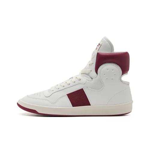 EQLZ EQUALIZER Vintage Basketball Shoes Unisex High-Top Campus Red