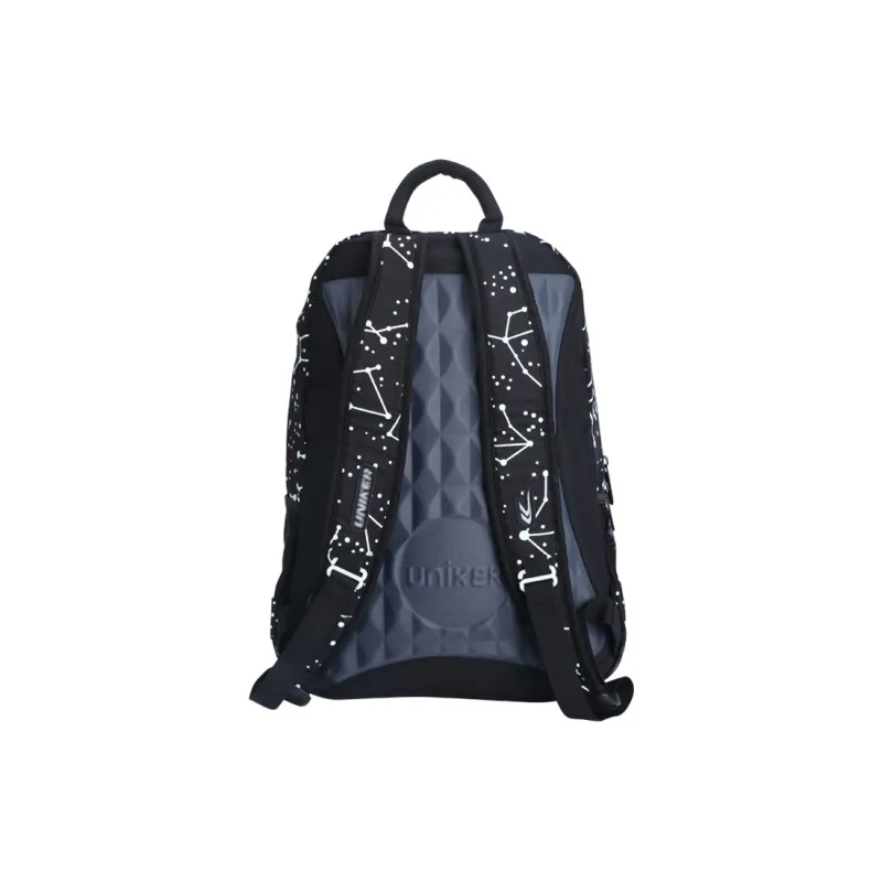 Uniker Polyester Backpack Medium Size Unisex Multicolor-38