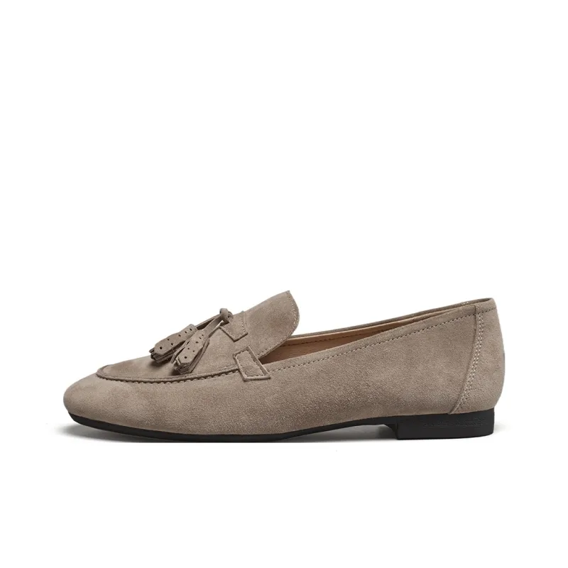 YEARCON Loafers Women's Cameo Brown/Green-4