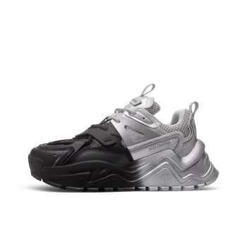Daisy Fellowes Mango Shoes Chunky Sneakers Unisex Low Top Black, Silver