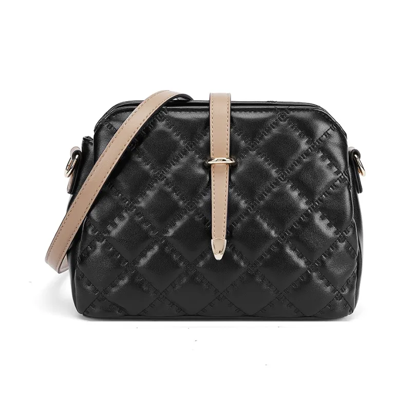 CORALDAISY Synthetic Leather Crossbody Bag, Shoulder Bag Women's Mousse Black-0