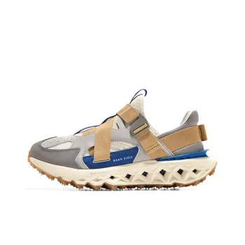 COLE HAAN Cushioned Wear Resistant Breathable Height Increasing Low Top Chunky Sneakers Men's Greige