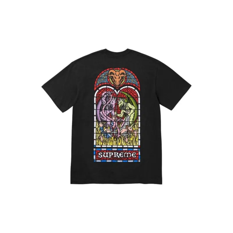 Supreme Short Sleeve Logo Crewneck-1