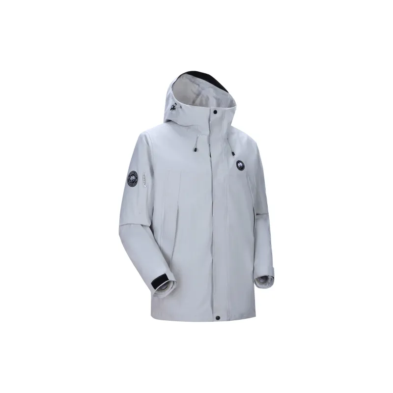 Panda Carefree Play Series Warm Water-Resistant Rainproof Windproof Windbreaker Jacket Unisex-20