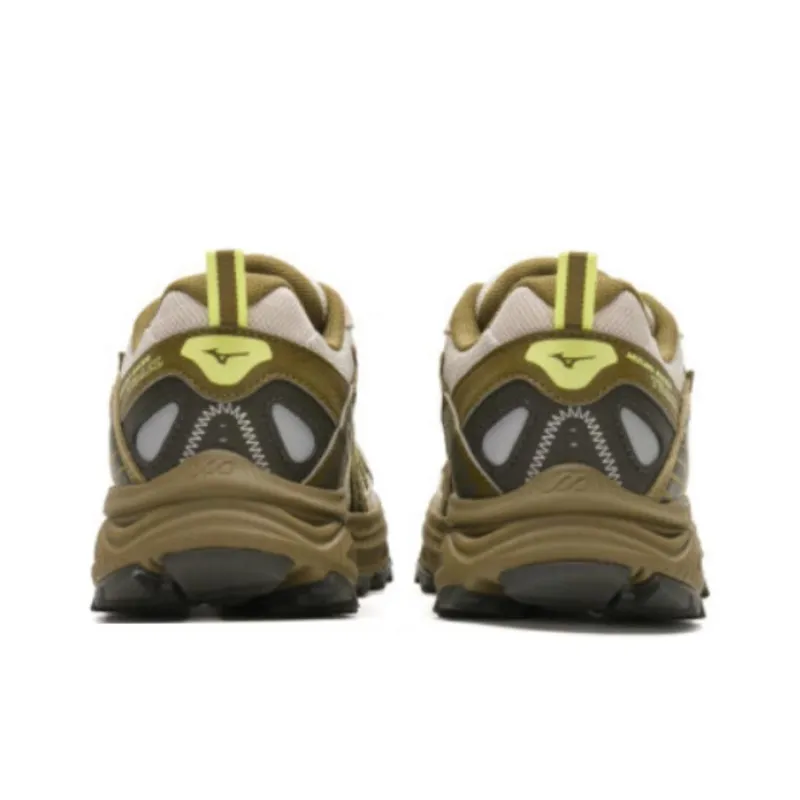 Mizuno Racer Trail Breathable Low-Top Casual Running Shoes Unisex White Brown-4