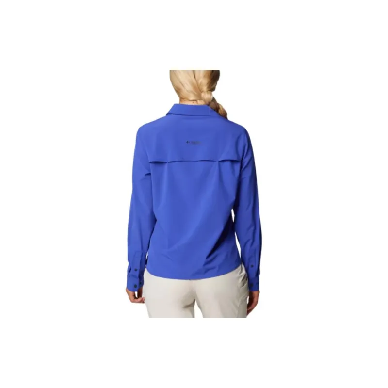Columbia Women's Summit Valley™ Woven Long Sleeve Shirt Shirt Women's Blue-1