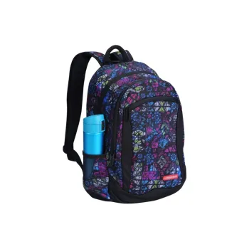 Uniker Polyester Backpack Medium Size Unisex Multicolor