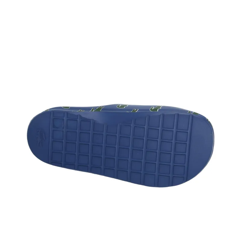 LACOSTE Odor-Resistant Abrasion-Resistant Slide Slippers Men's Blue-4